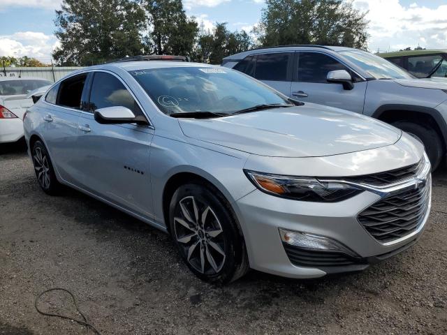 1G1ZG5ST1MF046343 - 2021 CHEVROLET MALIBU RS SILVER photo 1