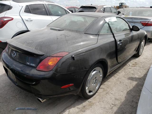 JTHFN48Y220024248 - 2002 LEXUS SC 430 BLACK photo 4