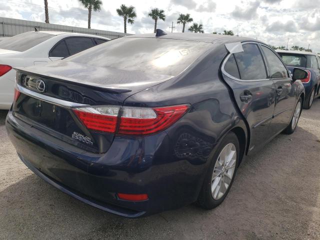 JTHBW1GG7F2086306 - 2015 LEXUS ES 300H BLUE photo 4