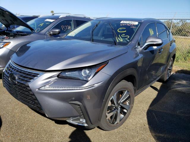 JTJGARBZ5M2190297 - 2021 LEXUS NX 300 BAS GRAY photo 2