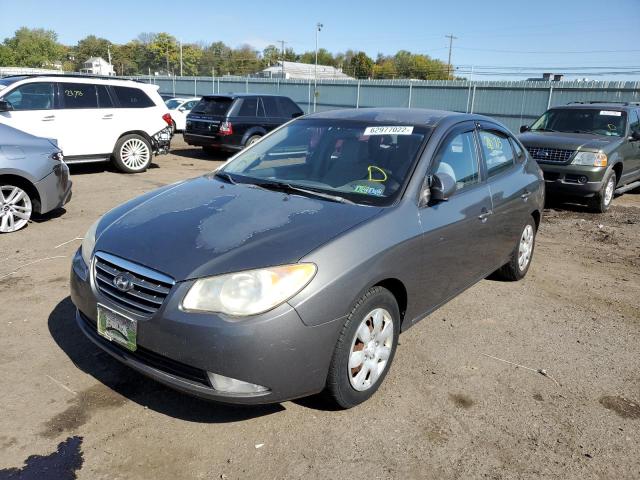 KMHDU46D17U143027 - 2007 HYUNDAI ELANTRA GRAY photo 2