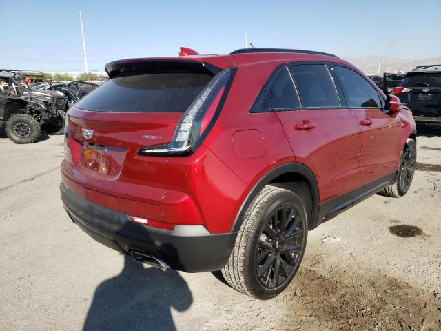 1GYFZFR42NF100494 - 2022 CADILLAC XT4 SPORT RED photo 4