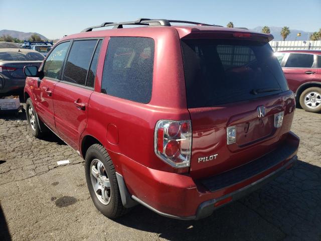 5FNYF28506B018750 - 2006 HONDA PILOT EX-L BURGUNDY photo 3