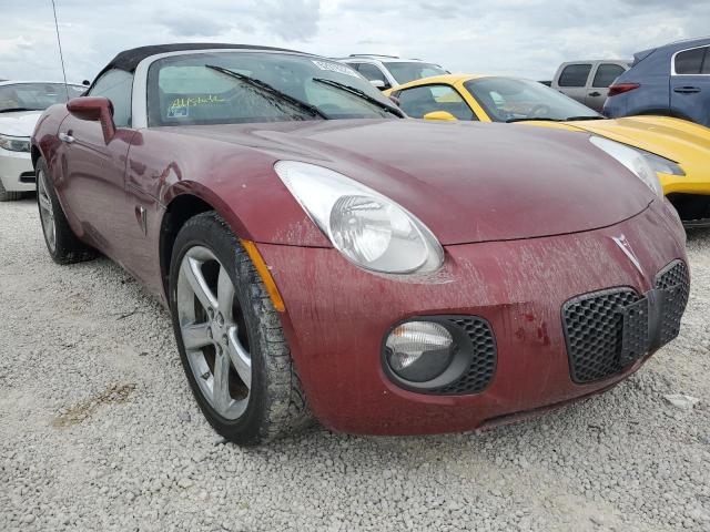 1G2MF35X69Y100355 - 2009 PONTIAC SOLSTICE G BURGUNDY photo 1