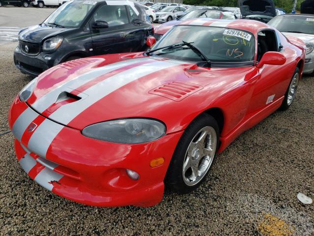 1B3ER69E7WV400101 - 1998 DODGE VIPER GTS RED photo 2