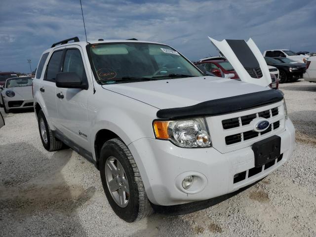 1FMCU5K36AKC96908 - 2010 FORD ESCAPE HYB WHITE photo 1