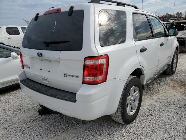 1FMCU5K36AKC96908 - 2010 FORD ESCAPE HYB WHITE photo 4