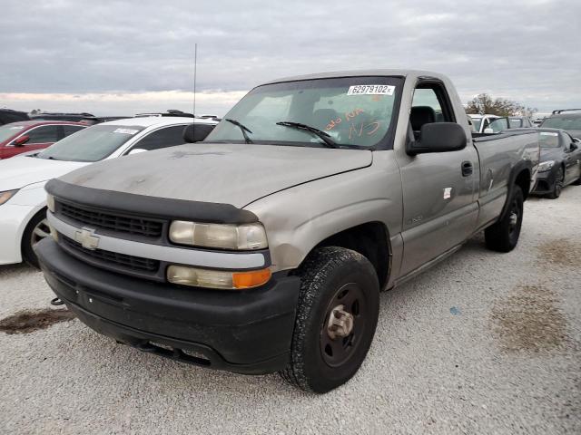 1GCEK14W12Z159869 - 2002 CHEVROLET SILVERADO BEIGE photo 2