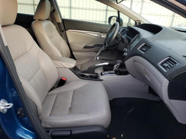 19XFB2F96FE077252 - 2015 HONDA CIVIC EXL Mavi foto 5