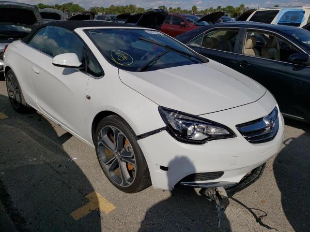 W04WG3N56HG000089 - 2017 BUICK CASCADA WHITE photo 1