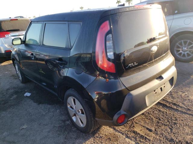 KNDJN2A20F7165922 - 2015 KIA SOUL BLACK photo 3