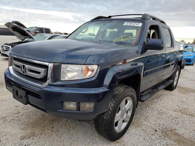 5FPYK1F58AB013384 - 2010 HONDA RIDGELINE BLUE photo 2