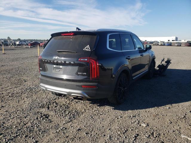 5XYP5DHC0LG070893 - 2020 KIA TELLURIDE CHARCOAL photo 4