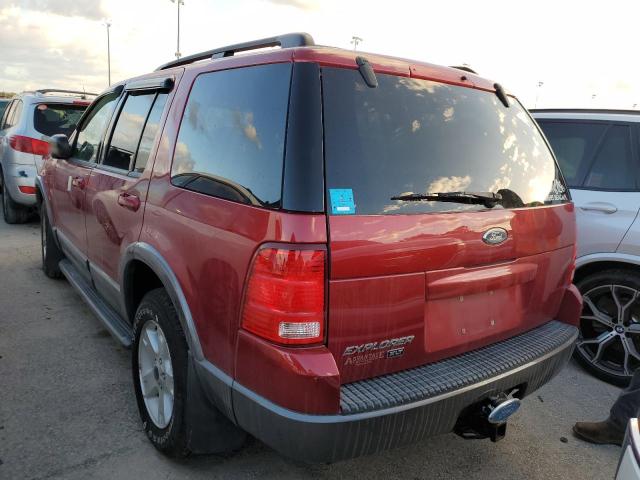 1FMZU73K73UC62091 - 2003 FORD EXPLORER X RED photo 3