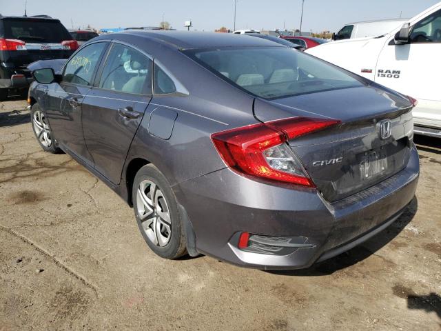 19XFC2F58HE008804 - 2017 HONDA CIVIC LX GRAY photo 3