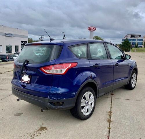 1FMCU0F79DUA98994 - 2013 FORD ESCAPE S BLUE photo 4