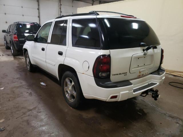 1GNDT13S272239714 - 2007 CHEVROLET TRAILBLAZE WHITE photo 3