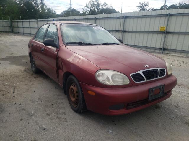 KLATA52681B676752 - 2001 DAEWOO LANOS S Burdeos foto 1