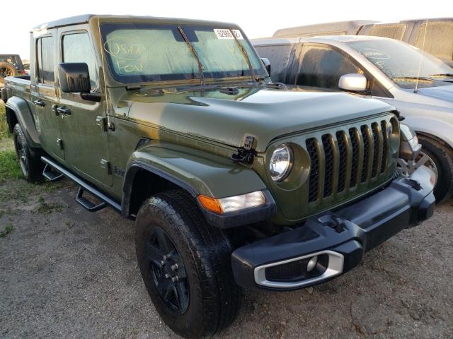 1C6JJTAG9ML551361 - 2021 JEEP GLADIATOR GREEN photo 1