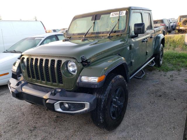 1C6JJTAG9ML551361 - 2021 JEEP GLADIATOR GREEN photo 2