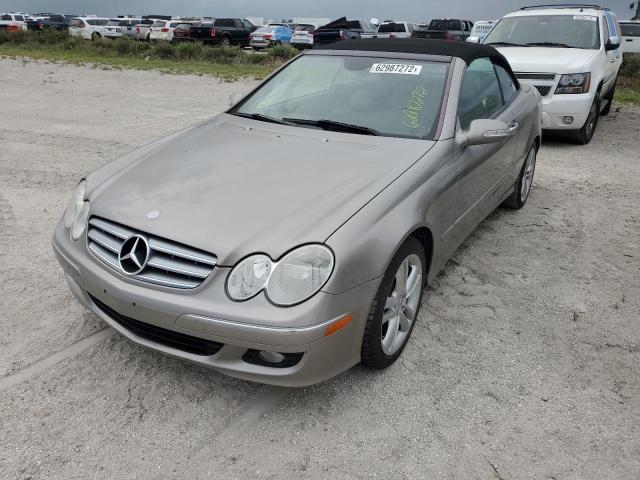 WDBTK56G56T067546 - 2006 MERCEDES-BENZ CLK 350 GRAY photo 2