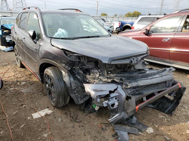 JF2SKARC7MH560855 - 2021 SUBARU FORESTER S ნაცრისფერი ფოტო 1