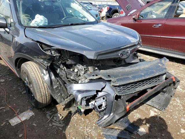 JF2SKARC7MH560855 - 2021 SUBARU FORESTER S ნაცრისფერი ფოტო 9