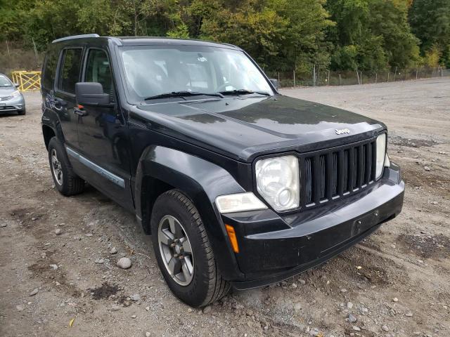 1J8GN28K28W182089 - 2008 JEEP LIBERTY BLACK photo 1