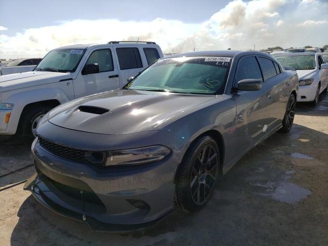 2C3CDXGJ3KH666815 - 2019 DODGE CHARGER SC GRAY photo 2