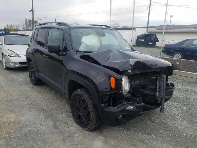 ZACNJBAB2KPK92582 - 2019 JEEP RENEGADE S BLACK photo 1