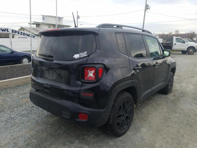 ZACNJBAB2KPK92582 - 2019 JEEP RENEGADE S BLACK photo 4