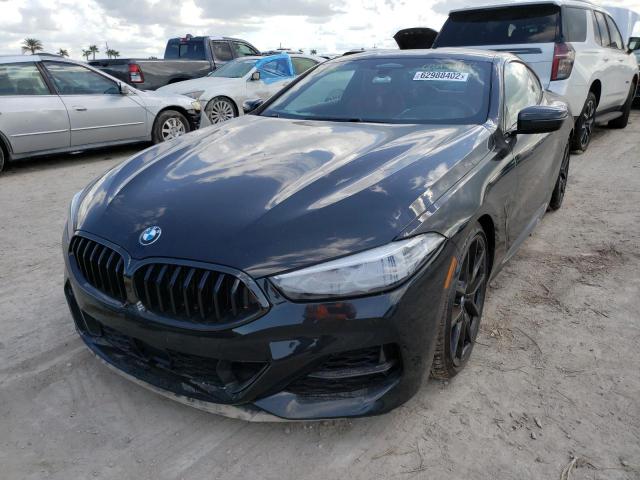 WBABC4C0XNCH25193 - 2022 BMW M850XI BLACK photo 2