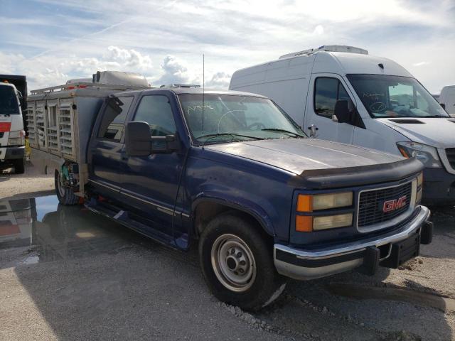 1GTHC33FXWF052303 - 1998 GMC SIERRA C35 BLUE photo 1