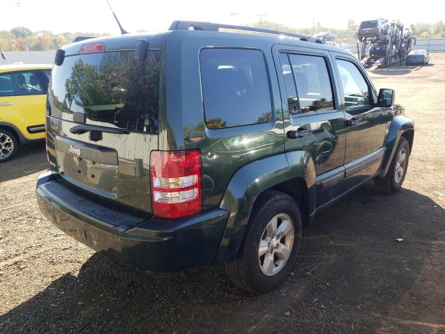 1J4PN2GK0BW502469 - 2011 JEEP LIBERTY SP GREEN photo 4