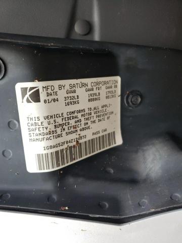 1G8AG52F04Z174872 - 2004 SATURN ION LEVEL 银色 照片 10
