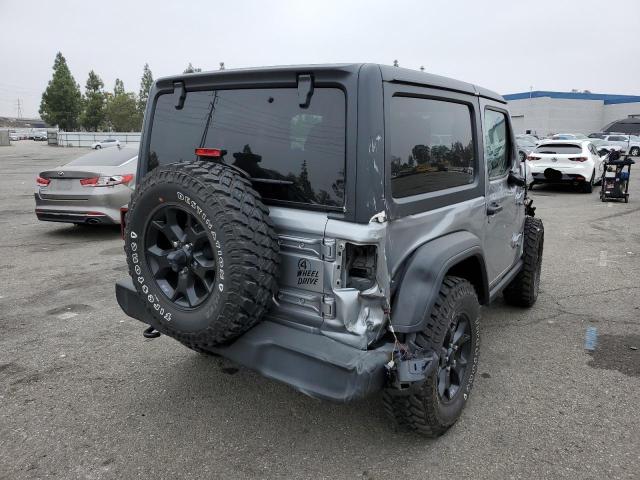 1C4GJXAN1MW670318 - 2021 JEEP WRANGLER S ვერცხლისფერი ფოტო 4