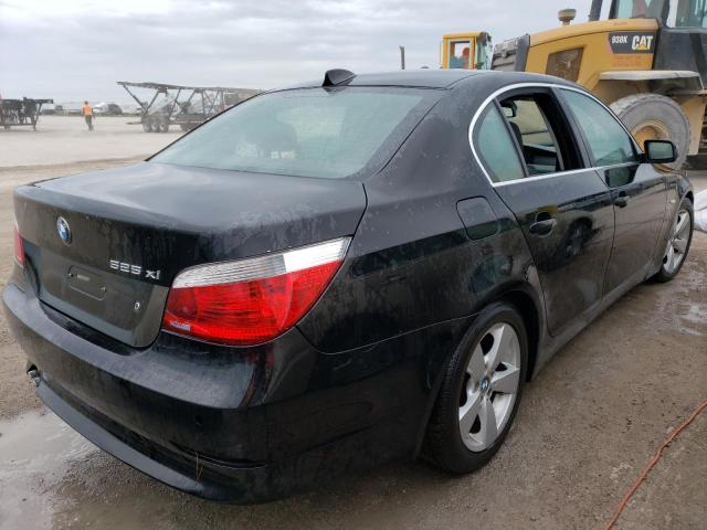 WBANF33577CS39550 - 2007 BMW 525 XI BLACK photo 4
