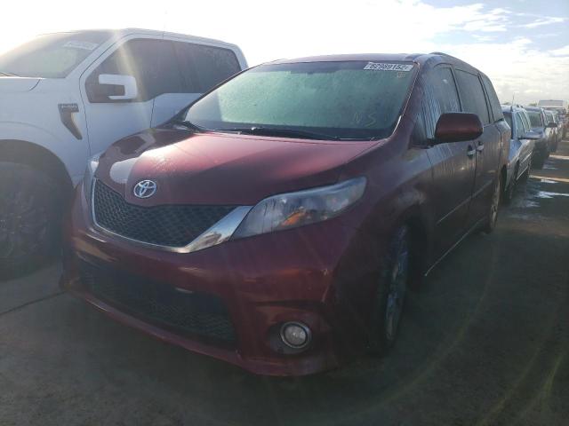 5TDXK3DC9DS289834 - 2013 TOYOTA SIENNA SPO RED photo 2