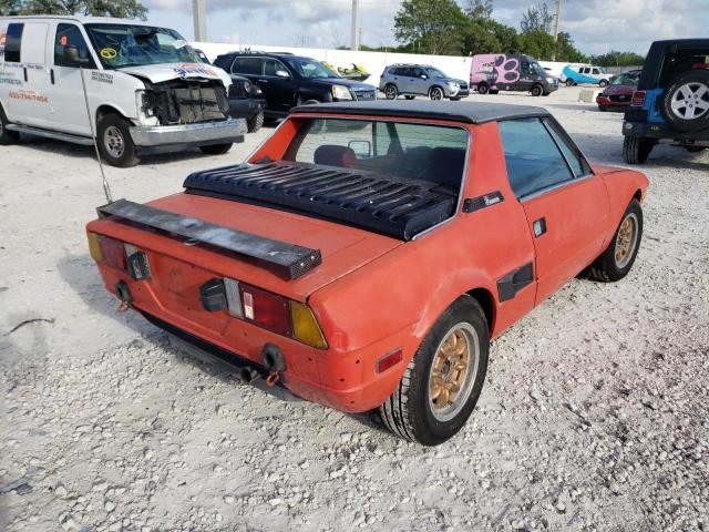 128AS10103293 - 1979 FIAT X 1/9 RED photo 4