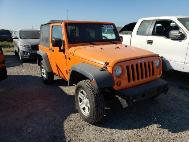 1C4AJWAG7DL565656 - 2013 JEEP WRANGLER S ORANGE photo 1