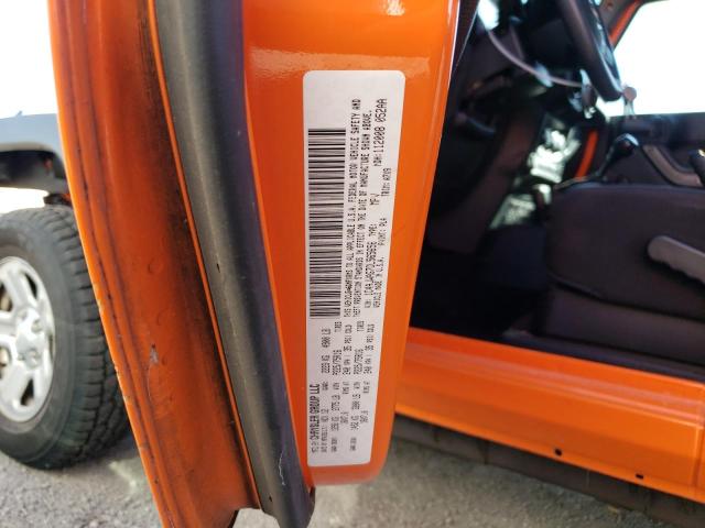 1C4AJWAG7DL565656 - 2013 JEEP WRANGLER S ORANGE photo 10