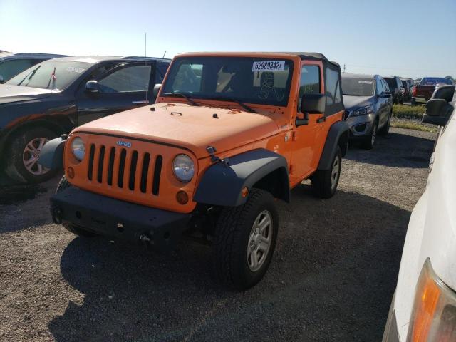 1C4AJWAG7DL565656 - 2013 JEEP WRANGLER S ORANGE photo 2