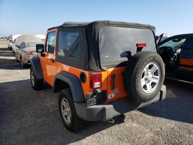 1C4AJWAG7DL565656 - 2013 JEEP WRANGLER S ORANGE photo 3