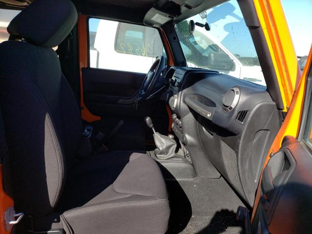 1C4AJWAG7DL565656 - 2013 JEEP WRANGLER S ORANGE photo 5
