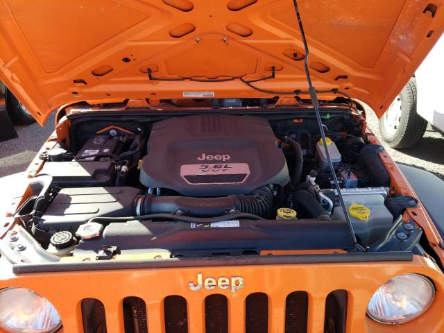 1C4AJWAG7DL565656 - 2013 JEEP WRANGLER S ORANGE photo 7