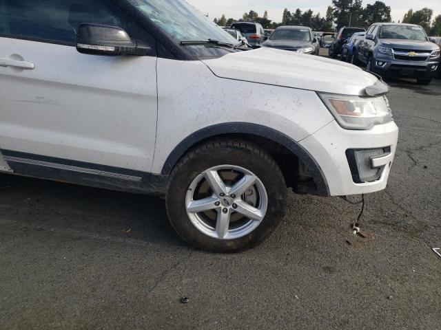 1FM5K8D81GGB12575 - 2016 FORD EXPLORER X WHITE photo 9