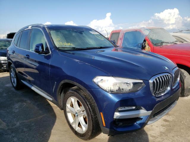 5UXTR7C51KLR52864 - 2019 BMW X3 SDRIVE3 BLUE photo 1