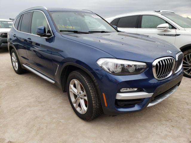 5UXTR7C51KLR52864 - 2019 BMW X3 SDRIVE3 BLUE photo 9