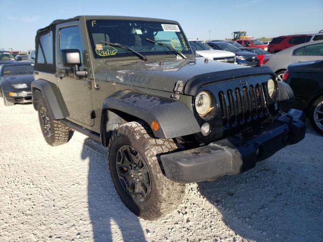 1C4GJWAG0FL768465 - 2015 JEEP WRANGLER S 绿色 照片 1