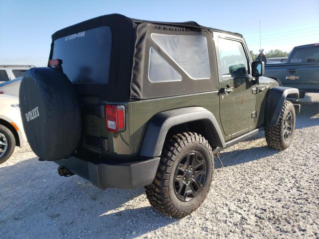 1C4GJWAG0FL768465 - 2015 JEEP WRANGLER S 绿色 照片 4